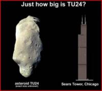 Oeps, behoorlijk groot die 2007 TU24!