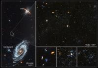 De jonge blauwe sterclusters tussen M81 en M82