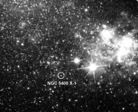 Hier bevindt zich NGC 5408 X-1 Hier bevindt zich NGC 5408 X-1