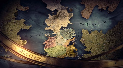 Game of Thrones worldmap