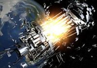 Botsingen in de ruimte zorgen voor veel gevaarlijk ruimteafval
