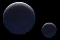 Pluto en z'n maan Charon