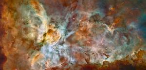 De Eta Carinanevel gefotografeerd door jarige Hubble