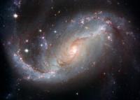 De balkspiraal NGC 672