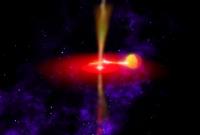 Impressie van een Intermediate Mass Black Hole 