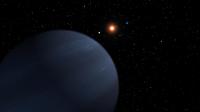 Voorstelling van het planetenstelsel om 55 Cancri