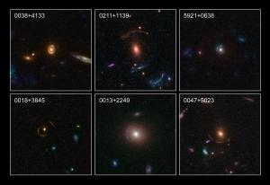 Enkele door Hubble waargenomen gravitatielenzen