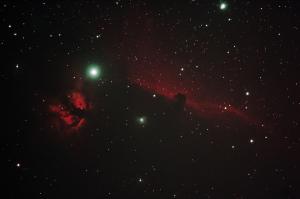 De paardenkopnevel in Orion