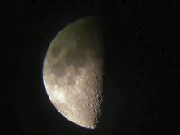 De maan gefotografeerd door Jorrit den Hartog