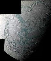 Mozaïek van Enceladus' zuidpool