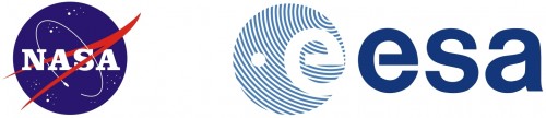 Logo\\'s van NASA en ESA