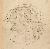 De maantekening van Harriot uit 1613