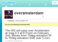 Twitter over Amsterdam