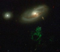 WIYN-foto van IC 2497 en Hanny's Voorwerp