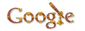 Google's logo i.v.m. 400 jaar telescopen