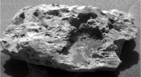 De door Opportunity gevonden meteoriet