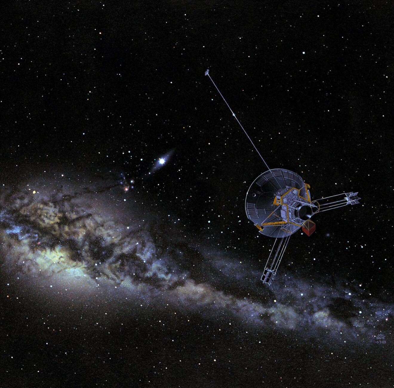 Zorgt radiosignaal naar Pioneer 10 voor 'first contact' in het jaar 2029?