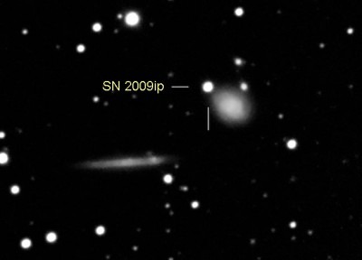 echte supernova SN 2009ip