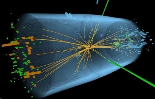 Higgs boson collission