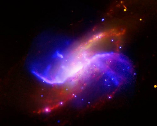 M106_Chandra_Spitzer
