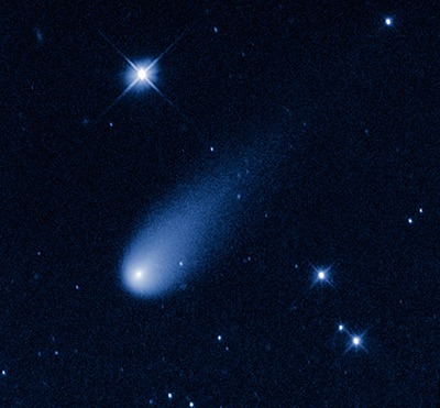 Komeet ISON, 8 mei j.l. gefotografeerd met de Hubble ruimtetelescoop