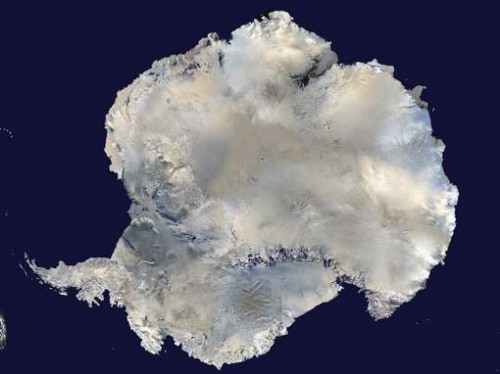 Satellietbeeld Antarctica