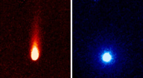 comet ISON seen by spitzer