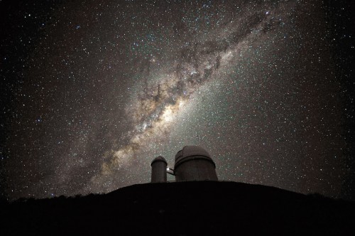 Bulge gezien boven de ESO 3.6-meter telescoop
