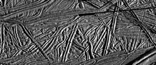 close-up oppervlak Europa