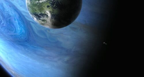Voorstelling van de maan Pandora uit de film Avatar (credit; Avatar, 20th Century Fox)