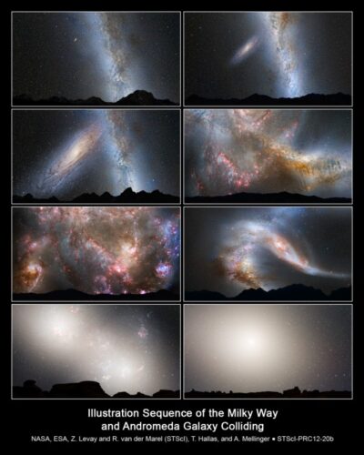 M31 18 Milkyway collision