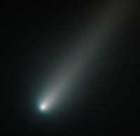 De komeet ISON, gefotografeerd door Hubble
