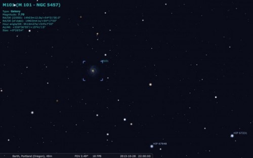 M101 5 locatie