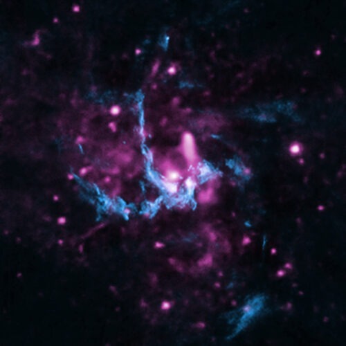 The supermassive black hole at the center of the Milky Way.