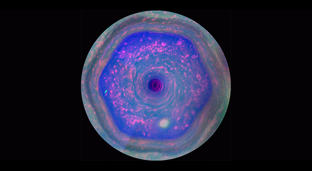 Nieuw 3D-model gemaakt om de hexagoon op Saturnus' noordpool te verklaren
