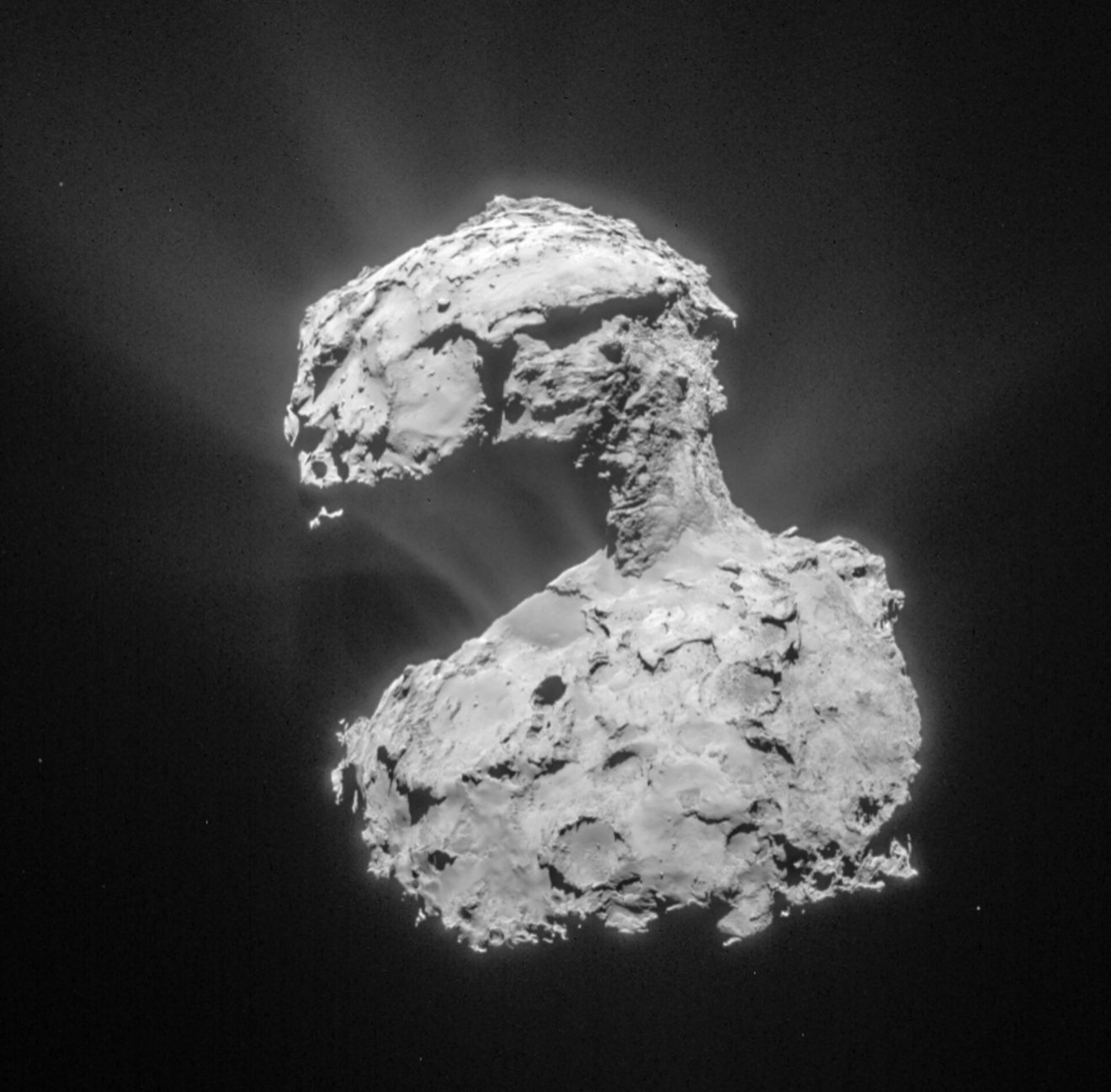 Fosfor in vaste vorm ontdekt op komeet 67P/Churyumov–Gerasimenko - dat maakt 't CHNOPS rijtje compleet!