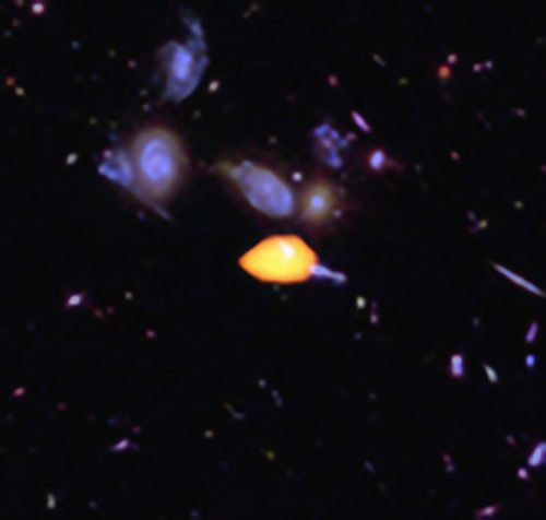ALMA's diepe blik in een deel van het Hubble Ultra Deep Field 