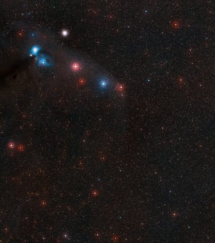 Wide field view of the sky around the very faint neutron star RX J1856.5-3754 