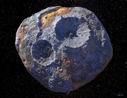 Planetair onderzoekers maken nieuwe hoge-resolutie temperatuurkaart voor 'heavy-metal' asteroïde 16 Psyche