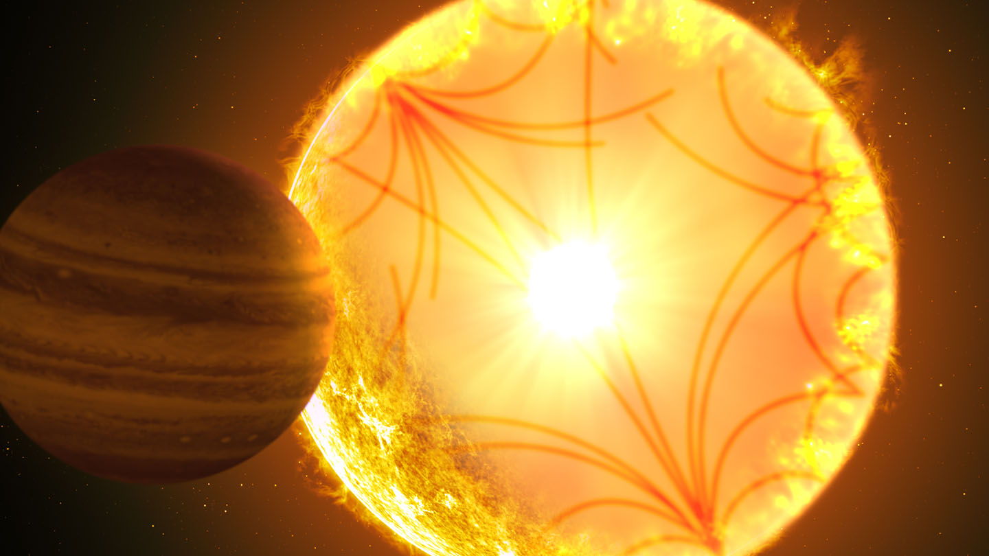 Voor het eerst een ten dode opgeschreven exoplaneet gezien, spiraliserend naar z'n ondergang