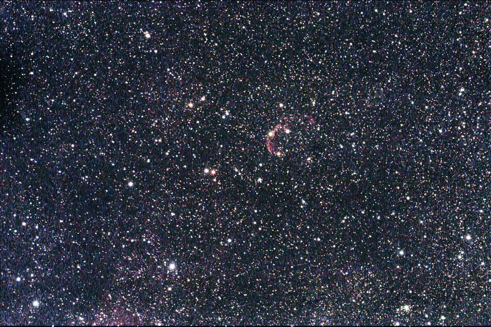 NGC 6888, Crescentnebula ofwel Sikkelnevel in Cygnus