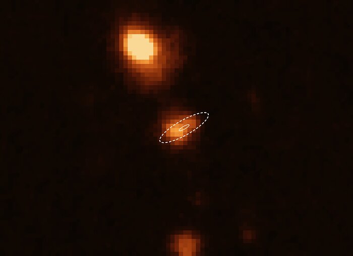 Mysterieuze radioflits verlicht de serene halo van een sterrenstelsel