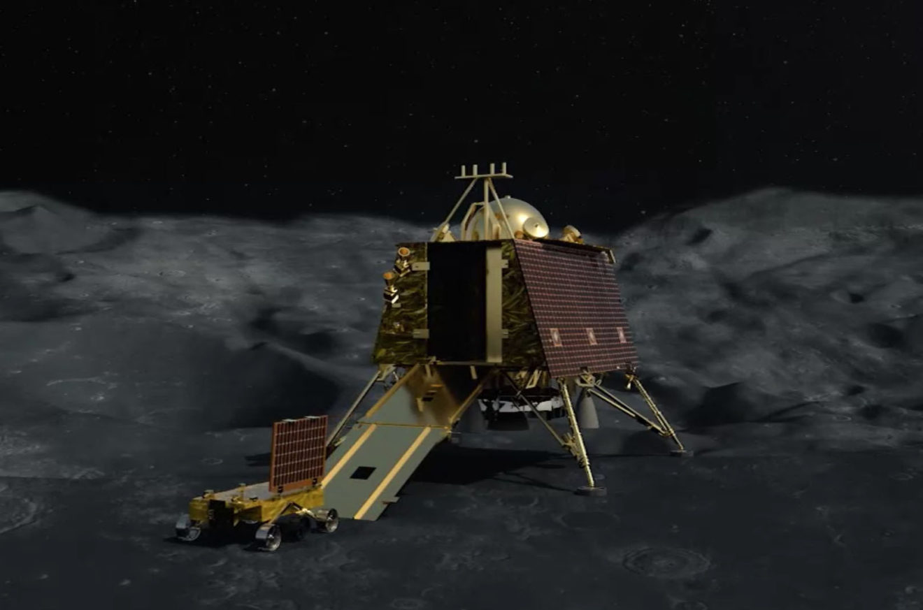 De Chandrayaan-2 Vikram lander lijkt te zijn gecrasht op de maan