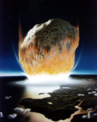 Aanwijzingen gevonden dat de eerste aardse continenten het gevolg waren van enorme meteorietinslagen