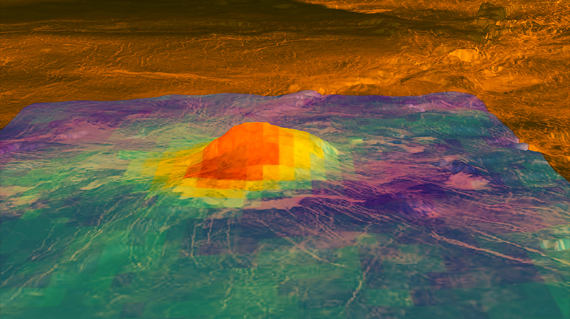 Aanwijzingen gevonden dat Venus nog steeds vulkanisch actief is