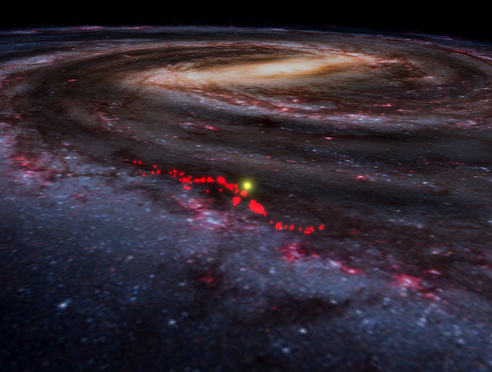 Nieuwe 3D kaart van de Melkweg toont een enorme golf van stervormingsgebieden