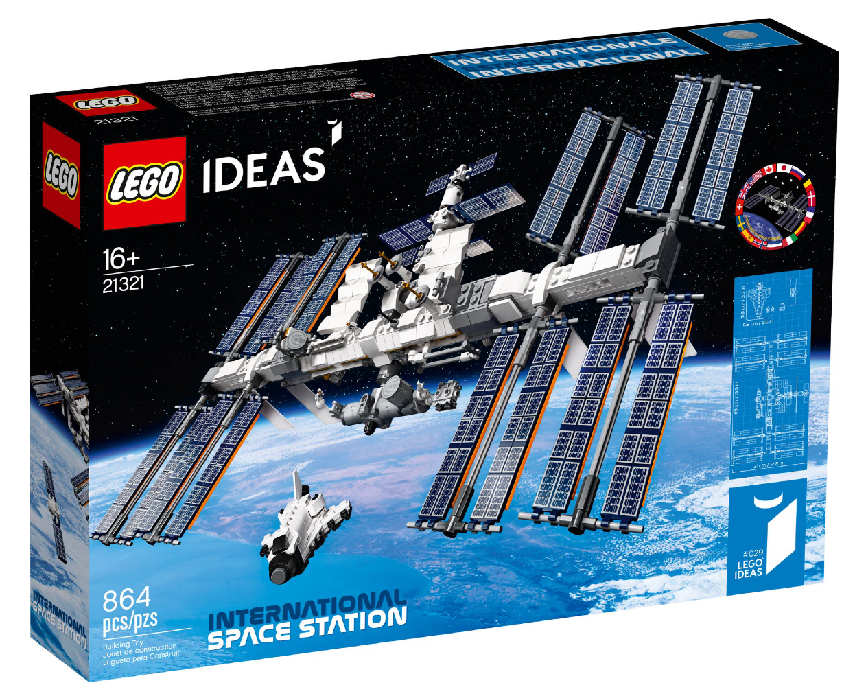 LEGO komt met model van het internationaal ruimtestation