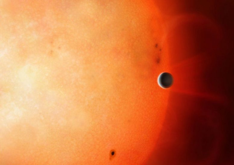Exoplaneet NGTS-10b draait in 18 uur om z'n ster - een lang leven is 'm niet beschoren