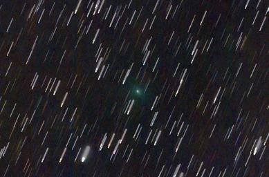 Komeet Y4 ATLAS in mei mogelijk zichtbaar met het blote oog