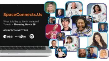 ESA livestream #SpaceConnectUs 26 maart 2020